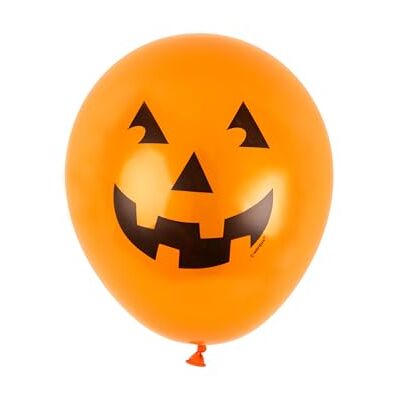 Unique 80399 Lot de 10 Ballons d'halloween en Latex Motif Citrouille 22,9 cm - Publicité Unique 80399 Lot de 10 Ballons d'halloween en Latex Motif Citrouille 22,9 cm - Publicité