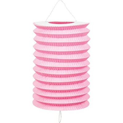 Carpeta Zuglaternen en papier comme décoration pour anniversaire, fête et garden-party Ø 16 cm, hauteur 20 cm, avec anse en métal Lanterne en papier, lampion, décoration de fête, couleur : rose - Publicité Carpeta Zuglaternen en papier comme décoration pour anniversaire, fête et garden-party Ø 16 cm, hauteur 20 cm, avec anse en métal Lanterne en papier, lampion, décoration de fête, couleur : rose - Publicité