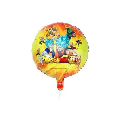 Chaks Ballon aluminium rond 43cm Dragon Ball Z Orange - Publicité Chaks Ballon aluminium rond 43cm Dragon Ball Z Orange - Publicité