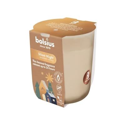 Bolsius Silent Night Bougie Parfumée 6 Pièces Durée de Combustion de 25 Heures 80 x 73 mm Extraits Naturels Contient de la Cire Végétalienne Sans Huile de Palme - Publicité Bolsius Silent Night Bougie Parfumée 6 Pièces Durée de Combustion de 25 Heures 80 x 73 mm Extraits Naturels Contient de la Cire Végétalienne Sans Huile de Palme - Publicité