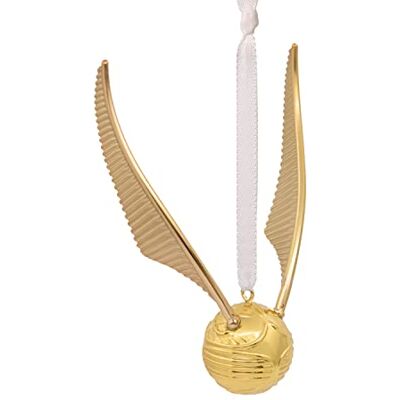 Hallmark Harry Potter Golden Snitch Christmas Ornament, Metal - Publicité Hallmark Harry Potter Golden Snitch Christmas Ornament, Metal - Publicité