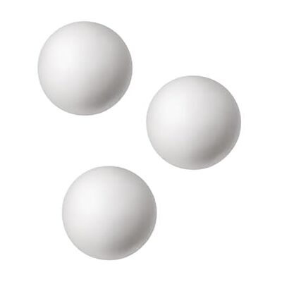 MegaCrea Boules en polystyrène 8 cm Lot de 3 pièces - Publicité MegaCrea Boules en polystyrène 8 cm Lot de 3 pièces - Publicité