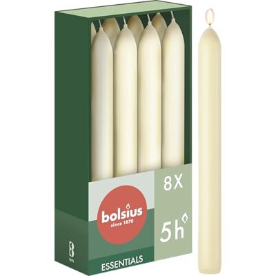 Bolsius - Bougies dîner Soft Pearl - 17 cm - Publicité Bolsius - Bougies dîner Soft Pearl - 17 cm - Publicité