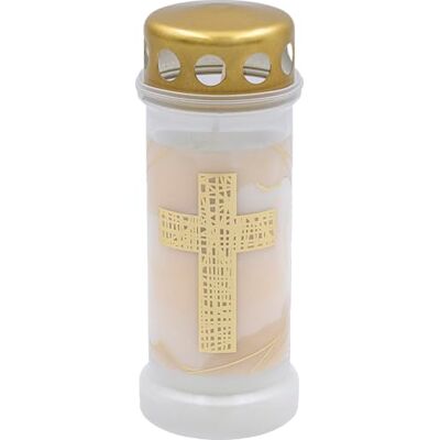 Bolsius Veilleuse Nr 6 + Couv. Croix 70h Extérieur 12 Pièces Bougies Commémoratives - Publicité Bolsius Veilleuse Nr 6 + Couv. Croix 70h Extérieur 12 Pièces Bougies Commémoratives - Publicité