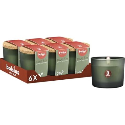 Bolsius True Joy Bougie Parfumée avec Couvercle en Liège Vert Botanic Freshness Durée de combustion: 21 heures Avec extraits naturels Avec Cire Végétale Naturelle Sans Huile de Palme - Publicité Bolsius True Joy Bougie Parfumée avec Couvercle en Liège Vert Botanic Freshness Durée de combustion: 21 heures Avec extraits naturels Avec Cire Végétale Naturelle Sans Huile de Palme - Publicité