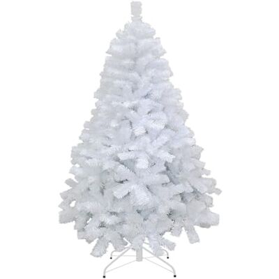 SHATCHI - 7ft/2.1m - Blanc Neige - Sapin de Noël Artificiel - Publicité SHATCHI - 7ft/2.1m - Blanc Neige - Sapin de Noël Artificiel - Publicité