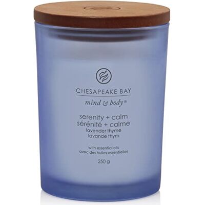 Chesapeake Bay Candle Chesapeake Bay Bougie parfumée Senteur sérénité + calme Bougie d'aromathérapie Durée de combustion : jusqu'à 57 heures Collection Mind & Body, Serenity & Calm - Publicité Chesapeake Bay Candle Chesapeake Bay Bougie parfumée Senteur sérénité + calme Bougie d'aromathérapie Durée de combustion : jusqu'à 57 heures Collection Mind & Body, Serenity & Calm - Publicité