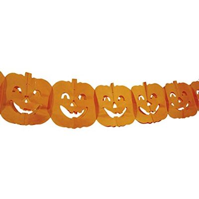 Boland Décoration Halloween Guirlande Citrouille 4 mètres - Publicité Boland Décoration Halloween Guirlande Citrouille 4 mètres - Publicité