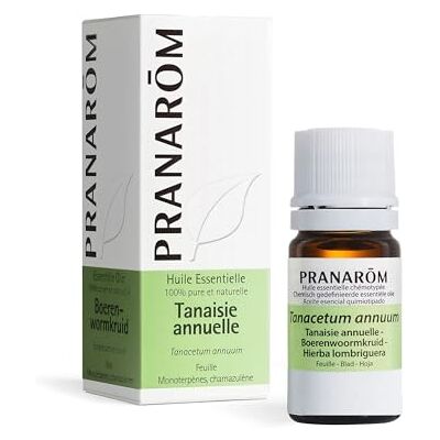 Pranarôm Huile Essentielle Tanaisie Annuelle HECT 5 ml 100% pure et naturelle, réservée à la diffusion. Ne jamais appliquer pure sur la peau. À diluer avant application cutanée. Publicité Pranarôm Huile Essentielle Tanaisie Annuelle HECT 5 ml 100% pure et naturelle, réservée à la diffusion. Ne jamais appliquer pure sur la peau. À diluer avant application cutanée. Publicité