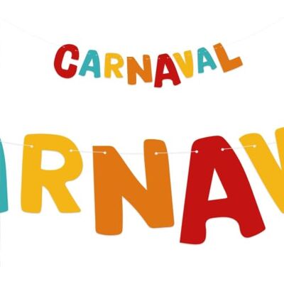 STC Guirlande Lettres Carnaval - Publicité STC Guirlande Lettres Carnaval - Publicité