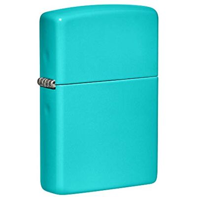 Zippo , Briquet Flat Turquoise, Design Intemporel, Véritable Briquet Coupe-Vent, en métal Durable, Rechargeable, idéal pour Toutes Occasions, livré en boîte Cadeau, Flat Turquoise - Publicité Zippo , Briquet Flat Turquoise, Design Intemporel, Véritable Briquet Coupe-Vent, en métal Durable, Rechargeable, idéal pour Toutes Occasions, livré en boîte Cadeau, Flat Turquoise - Publicité