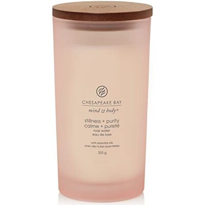 Chesapeake Bay Candle Chesapeake Bay Grande bougie parfumée Senteur calme et pureté Grande bougie d'aromathérapie Durée de combustion : jusqu'à 82 heures Collection Mind & Body - Publicité Chesapeake Bay Candle Chesapeake Bay Grande bougie parfumée Senteur calme et pureté Grande bougie d'aromathérapie Durée de combustion : jusqu'à 82 heures Collection Mind & Body - Publicité