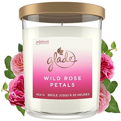Glade - 352419 - Bougie parfumée - Blanc - Jusqu'à 85H - Cadeau élégant - Publicité Glade - 352419 - Bougie parfumée - Blanc - Jusqu'à 85H - Cadeau élégant - Publicité