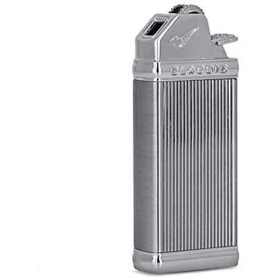 None Briquet Pipe Classic Acier - Publicité None Briquet Pipe Classic Acier - Publicité