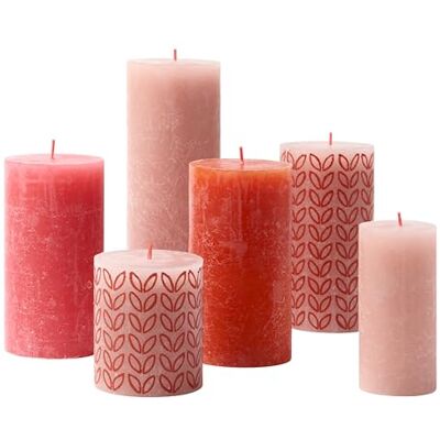 Bolsius Coffret cadeau de bougies rustiques – Coucher de soleil de coquelicot – Boîte de 6 bougies – Longue durée de combustion – Bougie domestique – Décoration d'intérieur - Publicité Bolsius Coffret cadeau de bougies rustiques – Coucher de soleil de coquelicot – Boîte de 6 bougies – Longue durée de combustion – Bougie domestique – Décoration d'intérieur - Publicité
