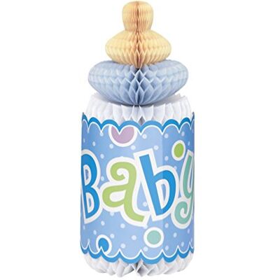 Unique Party- Décoration de Baby Shower, 61720, Bleu, 1 pièce - Publicité Unique Party- Décoration de Baby Shower, 61720, Bleu, 1 pièce - Publicité