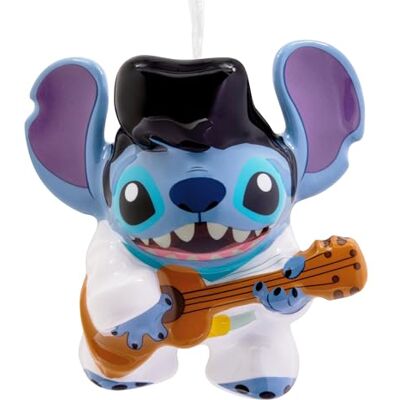 Hallmark Lilo & Stitch Elvis Stitch Décoration à Suspendre pour Sapin de Noël Bleu - Publicité Hallmark Lilo & Stitch Elvis Stitch Décoration à Suspendre pour Sapin de Noël Bleu - Publicité