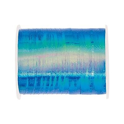 Unique - Rouleau de Ruban-45.5 m-Couleur Bleu Irisé-1 Pièce (Lot de 1), 48639, Blue Iridescent - Publicité Unique - Rouleau de Ruban-45.5 m-Couleur Bleu Irisé-1 Pièce (Lot de 1), 48639, Blue Iridescent - Publicité