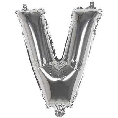 Boland Ballon en aluminium lettre taille 36 cm argenté ballon lettre ballon air hélium remplissage anniversaire de vie fête surprise anniversaire enfant - Publicité Boland Ballon en aluminium lettre taille 36 cm argenté ballon lettre ballon air hélium remplissage anniversaire de vie fête surprise anniversaire enfant - Publicité