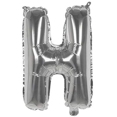 Boland Ballon gonflable en forme de lettre, taille 36 cm, argenté, ballon en forme de lettre, air, hélium, remplissage, anniversaire, anniversaire de mariage, année de vie, fête surprise, anniversaire - Publicité Boland Ballon gonflable en forme de lettre, taille 36 cm, argenté, ballon en forme de lettre, air, hélium, remplissage, anniversaire, anniversaire de mariage, année de vie, fête surprise, anniversaire - Publicité