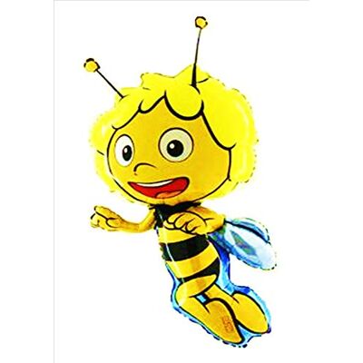 Toyland ® 106 cm (42") Ballon en aluminium en forme de Maya l'abeille Décoration de fête pour enfants - Publicité Toyland ® 106 cm (42") Ballon en aluminium en forme de Maya l'abeille Décoration de fête pour enfants - Publicité