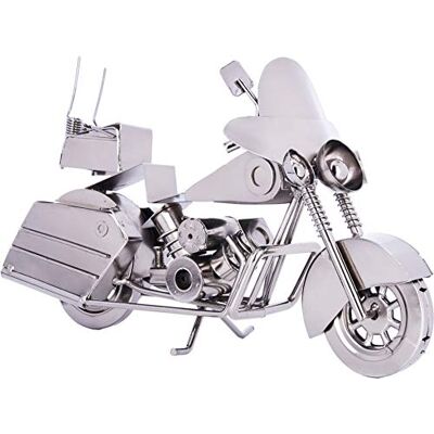 BRUBAKER Sculpture Déco Figure Déco en Fer Chopper avec Pare-Brise 28 X 16,5 X 10,5 Cm Fait Main Idée Cadeau pour Les Fans de Moto - Publicité BRUBAKER Sculpture Déco Figure Déco en Fer Chopper avec Pare-Brise 28 X 16,5 X 10,5 Cm Fait Main Idée Cadeau pour Les Fans de Moto - Publicité