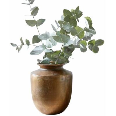 Loberon Toulane Vase Finition vieillie Bronze Fonte d’Aluminium Durable, Laiton Vieilli - Publicité Loberon Toulane Vase Finition vieillie Bronze Fonte d’Aluminium Durable, Laiton Vieilli - Publicité