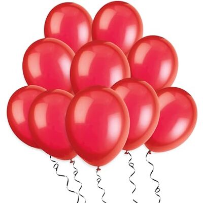 Unique Party 80012 Paquet de 10 Ballons Latex 30 cm Rouge Écarlate - Publicité Unique Party 80012 Paquet de 10 Ballons Latex 30 cm Rouge Écarlate - Publicité