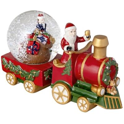 Villeroy & Boch – Christmas Toys, Boule à Neige Grande, Train, 22 x 8,5 x 12,5 cm, Porcelaine/Verre, Multicolore - Publicité Villeroy & Boch – Christmas Toys, Boule à Neige Grande, Train, 22 x 8,5 x 12,5 cm, Porcelaine/Verre, Multicolore - Publicité