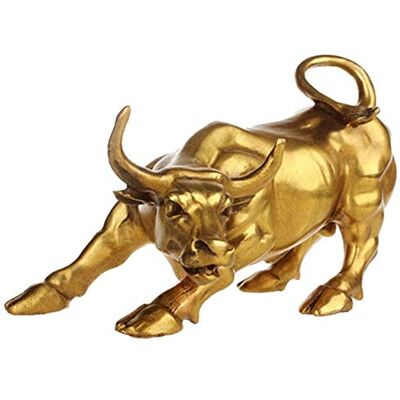 melairo Statue de Taureau en Laiton Feng Shui Fortune, Sculpture DéCoration de Taureau en Cuivre Doré RepréSente la Bonne Chance de CarrièRe - Publicité melairo Statue de Taureau en Laiton Feng Shui Fortune, Sculpture DéCoration de Taureau en Cuivre Doré RepréSente la Bonne Chance de CarrièRe - Publicité