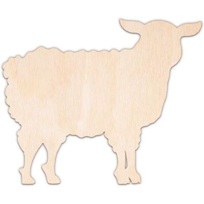 Creative Animal en Contreplaqué ou MDF de 3 mm à Personnaliser Mouton Forme de 5-100 cm Animaux en Bois Décoration Murale pour Chambre Découpe Laser pour Découpage, Artisanat - Publicité Creative Animal en Contreplaqué ou MDF de 3 mm à Personnaliser Mouton Forme de 5-100 cm Animaux en Bois Décoration Murale pour Chambre Découpe Laser pour Découpage, Artisanat - Publicité