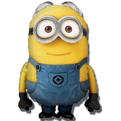 Toyland ® 75 cm (30") Ballon en aluminium Moi, moche et méchant Ballon Dave Minion Décoration de fête pour enfants - Publicité Toyland ® 75 cm (30") Ballon en aluminium Moi, moche et méchant Ballon Dave Minion Décoration de fête pour enfants - Publicité