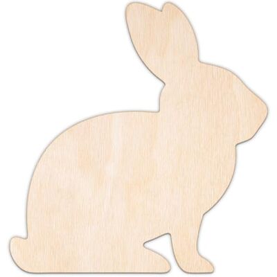 Creative Animal en Contreplaqué ou MDF de 3 mm à Personnaliser Lapin Forme de 5-100 cm Animaux en Bois Décoration Murale pour Chambre Découpe Laser pour Découpage, Artisanat - Publicité Creative Animal en Contreplaqué ou MDF de 3 mm à Personnaliser Lapin Forme de 5-100 cm Animaux en Bois Décoration Murale pour Chambre Découpe Laser pour Découpage, Artisanat - Publicité