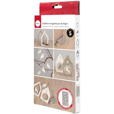 Rayher Moule en Silicone - Nids et Oiseaux - Outil de Moulage Créatif - Publicité Rayher Moule en Silicone - Nids et Oiseaux - Outil de Moulage Créatif - Publicité