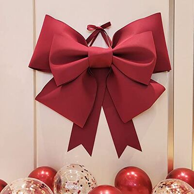 Generic 1 nœud de Noël géant Nœuds de Noël Décoration de vacances à suspendre pour Noël, mariage, nœud papillon Clips - Publicité Generic 1 nœud de Noël géant Nœuds de Noël Décoration de vacances à suspendre pour Noël, mariage, nœud papillon Clips - Publicité