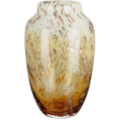 Vase en verre beige Ambrosio de GILDE - Vase en verre - Publicité Vase en verre beige Ambrosio de GILDE - Vase en verre - Publicité