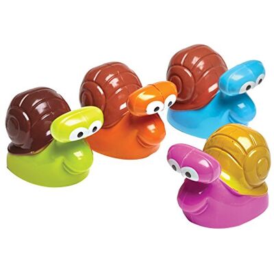 amscan 9902058 Racing Snail Toy Party Favor – 4 pièces, Multicolore, Lot de 1 - Publicité amscan 9902058 Racing Snail Toy Party Favor – 4 pièces, Multicolore, Lot de 1 - Publicité