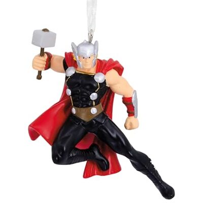 Hallmark Thor Ornement Marvel Décoration d'arbre Disney à Suspendre, Cadeau de Noël, Super-héros, Bandes dessinées - Publicité Hallmark Thor Ornement Marvel Décoration d'arbre Disney à Suspendre, Cadeau de Noël, Super-héros, Bandes dessinées - Publicité