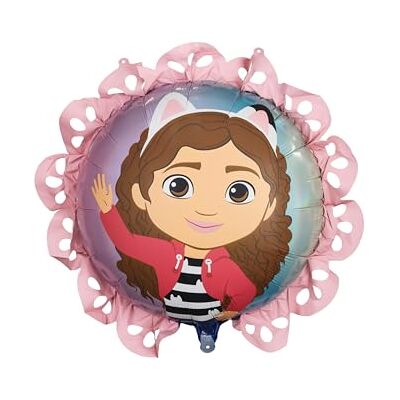 PartyDeco Gabby's Dollhouse Ballon gonflable 78 x 71 cm – Maison de chat Gabis Ballon d'anniversaire avec volants Décoration à l'hélium réutilisable sous licence avec tubes pour fête d'enfant - Publicité PartyDeco Gabby's Dollhouse Ballon gonflable 78 x 71 cm – Maison de chat Gabis Ballon d'anniversaire avec volants Décoration à l'hélium réutilisable sous licence avec tubes pour fête d'enfant - Publicité