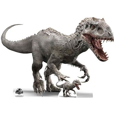 STAR CUTOUTS SC1284 Figurine de dinosaure Jurassic World Indominus Rex (vue latérale) 92 cm de haut, multicolore - Publicité STAR CUTOUTS SC1284 Figurine de dinosaure Jurassic World Indominus Rex (vue latérale) 92 cm de haut, multicolore - Publicité
