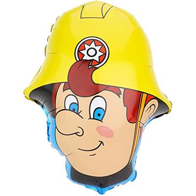 Toyland ® 28 cm (11") Ballon en aluminium en forme de Sam le Pompier Décorations de fête - Publicité Toyland ® 28 cm (11") Ballon en aluminium en forme de Sam le Pompier Décorations de fête - Publicité