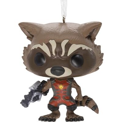 Hallmark Rocket Raccoon Funko Pop Décoration de Noël à Suspendre, Gardiens de la Galaxie, Décoration d'arbre en résine - Publicité Hallmark Rocket Raccoon Funko Pop Décoration de Noël à Suspendre, Gardiens de la Galaxie, Décoration d'arbre en résine - Publicité