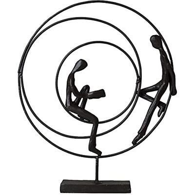 Brillibrum Design Sculpture Expressive en Fonte Petite Figurine d'amoureux Cadeau pour Un Mariage Sculpture de Couple d'amour (Figur 12) - Publicité Brillibrum Design Sculpture Expressive en Fonte Petite Figurine d'amoureux Cadeau pour Un Mariage Sculpture de Couple d'amour (Figur 12) - Publicité