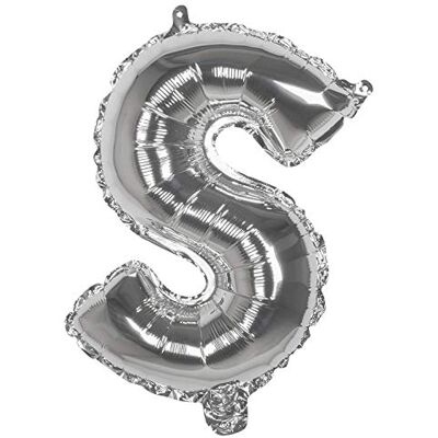 Boland Ballon en aluminium lettre taille 36 cm argenté ballon lettre ballon air hélium remplissage anniversaire de vie fête surprise anniversaire enfant - Publicité Boland Ballon en aluminium lettre taille 36 cm argenté ballon lettre ballon air hélium remplissage anniversaire de vie fête surprise anniversaire enfant - Publicité
