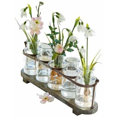 Loberon Ranjo Lot de 5 vases Un Superbe Accessoire Matériaux de qualité supérieure, Marron/Transparent - Publicité Loberon Ranjo Lot de 5 vases Un Superbe Accessoire Matériaux de qualité supérieure, Marron/Transparent - Publicité