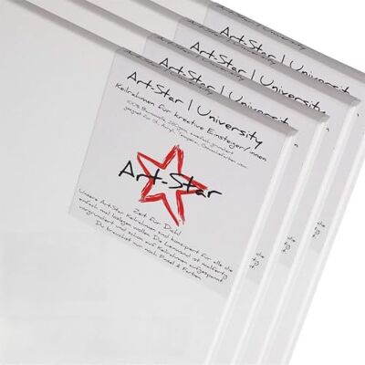 ART 4X Chassis ENTOILÉ UNIVERSITÉ 50x70cm Toiles sur châssis 50x70 cm Toile préimprégnée, prêts à Peindre, châssis avec Toile - Publicité ART 4X Chassis ENTOILÉ UNIVERSITÉ 50x70cm Toiles sur châssis 50x70 cm Toile préimprégnée, prêts à Peindre, châssis avec Toile - Publicité