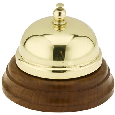 Sea-Club Cloche de comptoir en laiton Ø = 8 cm Décoration maritime - Publicité Sea-Club Cloche de comptoir en laiton Ø = 8 cm Décoration maritime - Publicité