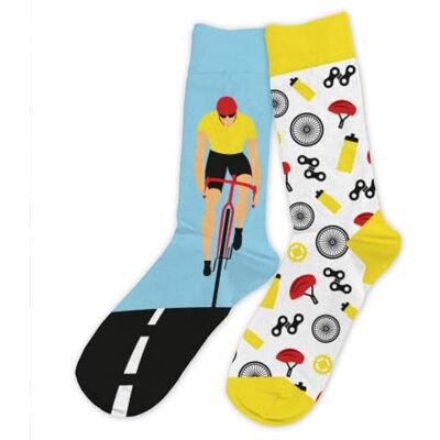 STC Chaussette duo passion cyclisme - Publicité STC Chaussette duo passion cyclisme - Publicité