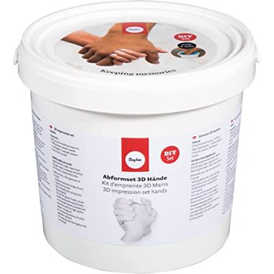 Rayher Kit DIY Moulage Main 3D - Cadeau Créatif - Publicité Rayher Kit DIY Moulage Main 3D - Cadeau Créatif - Publicité