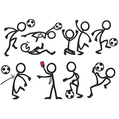 BESPORTBLE 1 Ensemble de Football Autocollant Mural Vinyle Stickers Muraux Peintures Murales Art Stickers Décorateur Enfants Faveur (45X57 Cm) - Publicité BESPORTBLE 1 Ensemble de Football Autocollant Mural Vinyle Stickers Muraux Peintures Murales Art Stickers Décorateur Enfants Faveur (45X57 Cm) - Publicité